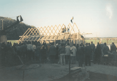 1992 construction of the first customer biogas plants